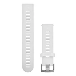 Garmin valkoinen Quick release -silikoniranneke 20mm, pikakiinnitys, 010-11251-1P