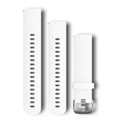 Garmin valkoinen Quick release -silikoniranneke 20mm, pikakiinnitys, 010-12561-04