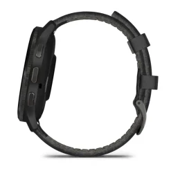 Garmin Venu 3 grafiitinharmaa ja musta nahkaranneke, Amoled GPS-älykello 010-02784-52