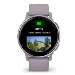 Garmin Vivoactive 5, orkideanvärinen, 42 mm, Amoled monilajiälykello 010-02862-13