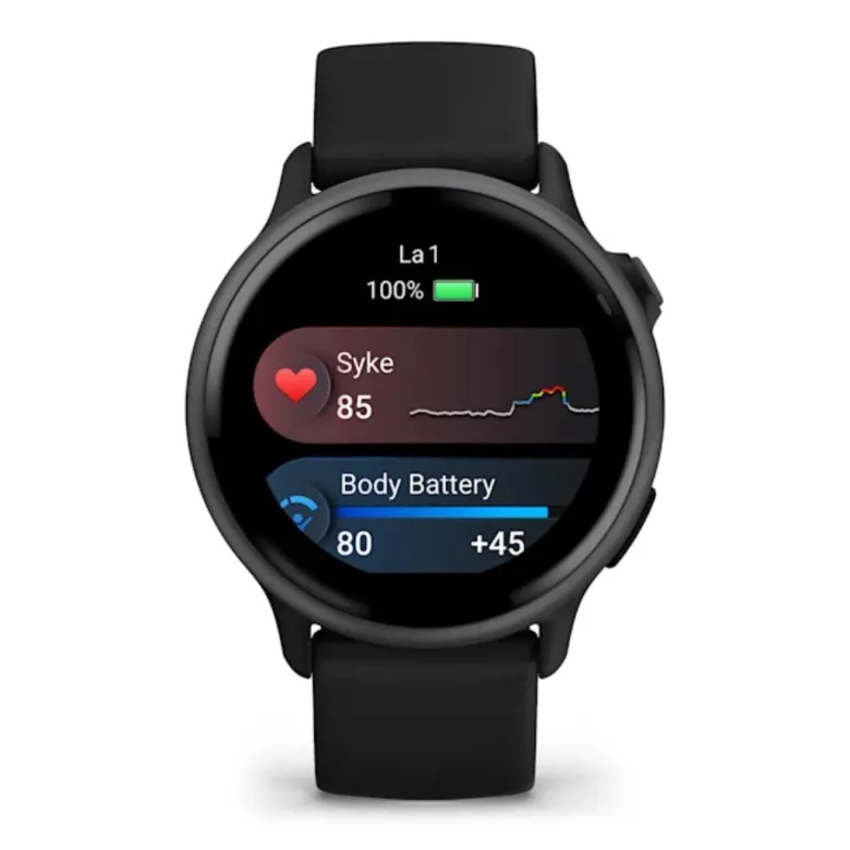 Garmin Vivoactive 6, tummanharmaa ja musta, 42 mm, Amoled monilajiälykello 010-02985-00
