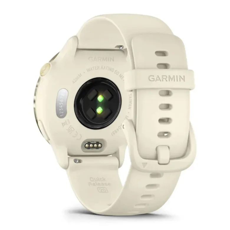 Garmin Vivoactive 6, vaalea kulta ja luunvärinen, 42 mm, Amoled monilajiälykello 010-02985-01