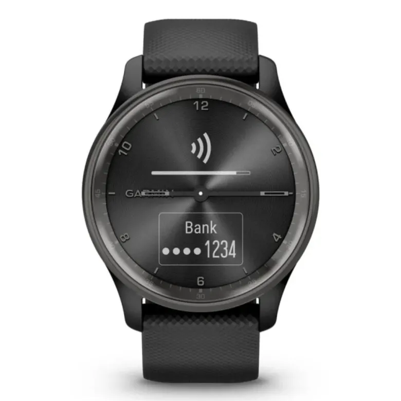 Garmin Vivomove Trend, grafiitinharmaa ja musta, hybridiälykello 010-02665-00