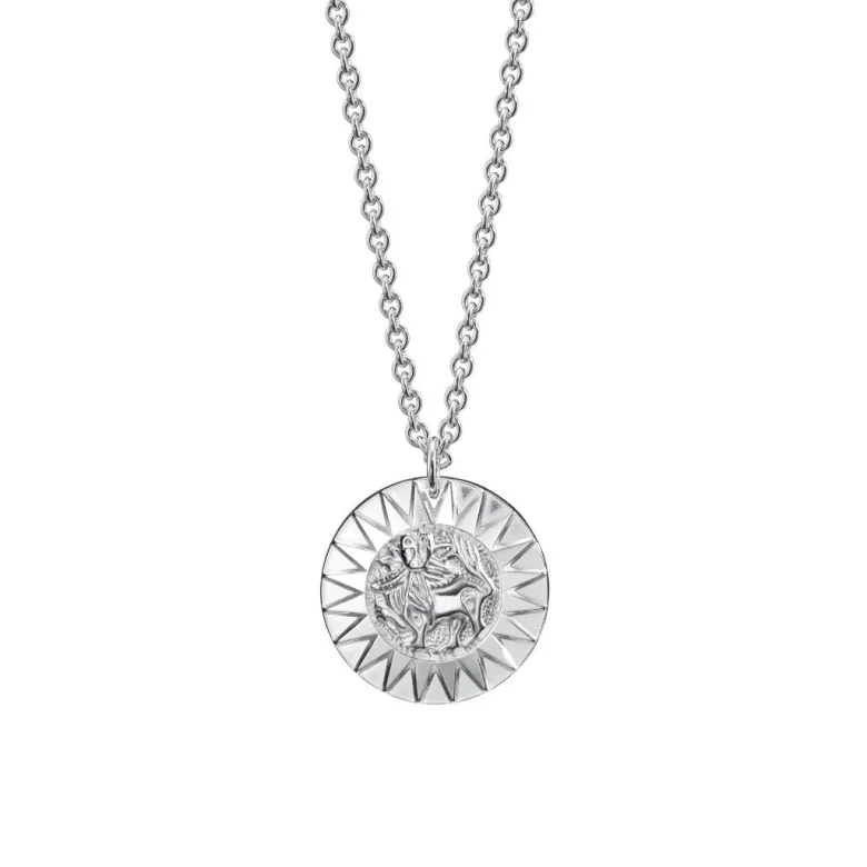 Kalevala Amuletti iso riipus, Aurinkoleijona, hopea