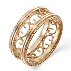 Kalevala Filigraani sormus, 14K keltakulta, Kalevala Love, 141000502
