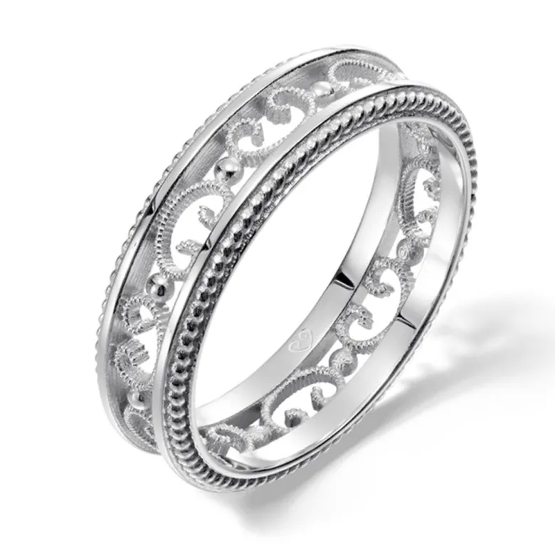 Kalevala Filigraani sormus, 14K valkokulta, Kalevala Love, 541000500