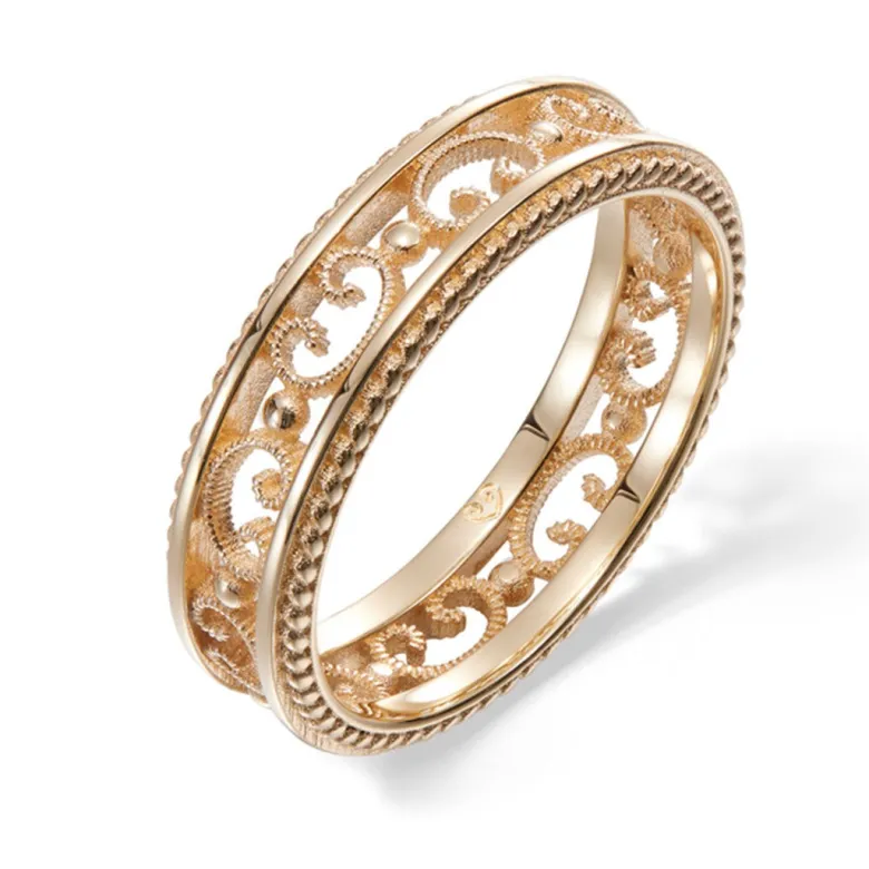 Kalevala Filigraani sormus, 14K keltakulta, Kalevala Love, 141000500