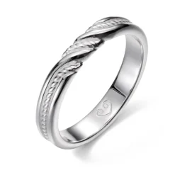 Kalevala Ikiaikainen sormus, 14K valkokultaa, Kalevala Love, 541000100