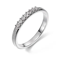 Kalevala Ikiaikainen sormus, 14K valkokultaa, 0,14ct, Kalevala Love, 541000112D