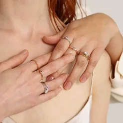 Kalevala Valittu sormus, 14K keltakultaa, musta timantti 0,06ct, Kalevala Love, 141000001B