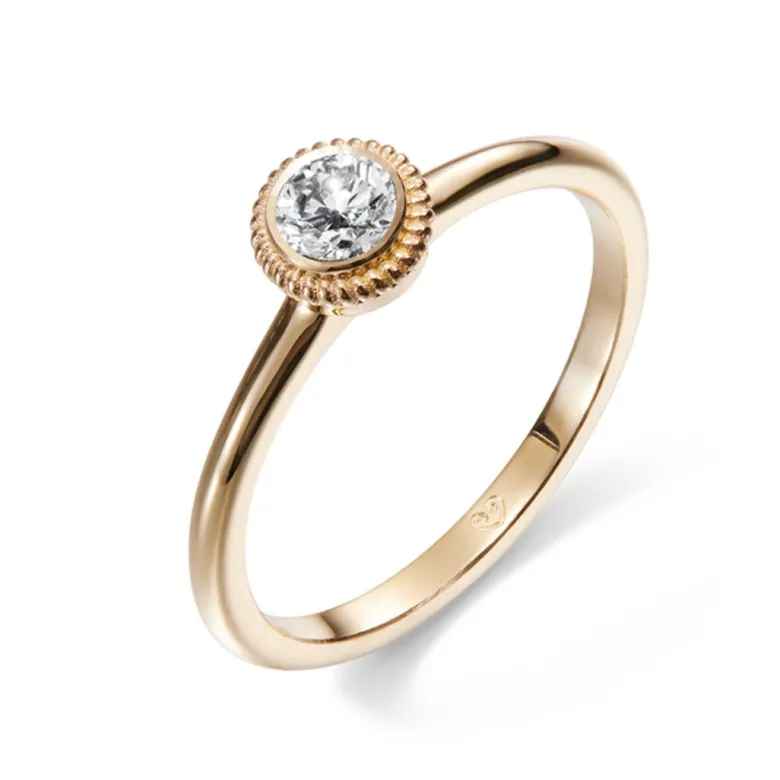 Kalevala Valittu sormus, 14K keltakultaa, 0,25ct, Kalevala Love, 141000002D