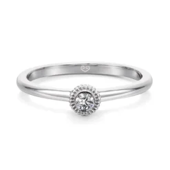 Kalevala Valittu sormus, 14K valkokultaa, 0,06ct, Kalevala Love, 541000001D