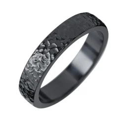 Kohinoor Duetto Black Edition, Frost kihlasormus, 5 mm, musta zirkonium 006-806
