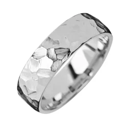 Kohinoor Duetto Gold, Rock kihlasormus, 7 mm, valkokulta 003-817V