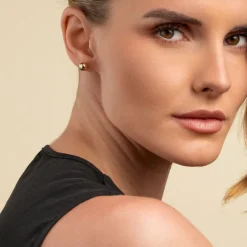 Kultaiset pallokorvakorut, 8mm pallo, 14K keltakulta