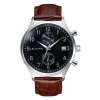 Leijona Ohra Krono, Steel & Black, 5020-2611 rannekello