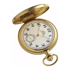 Leijona Pocket Watch, keltakullattu, 5531-32 taskukello