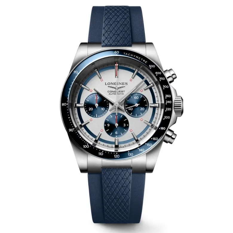 Longines Conquest Chronograph, 42mm, rannekello L38354989