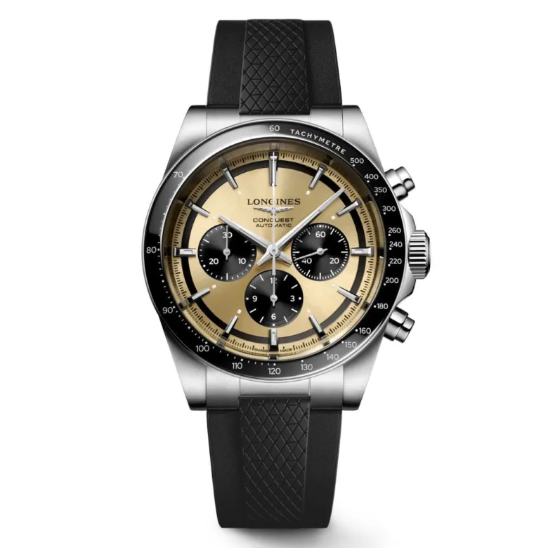 Longines Conquest Chronograph, 42mm, rannekello L38354329
