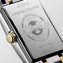 Longines DolceVita, keltakulta, 20,8mm, rannekello L52555707