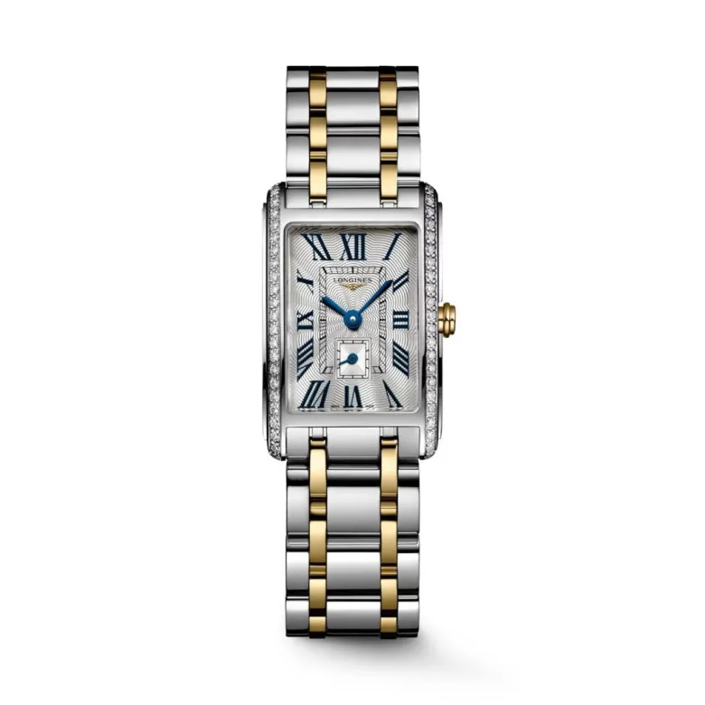 Longines DolceVita, keltakulta ja timantit, 20,8mm, rannekello L52555787