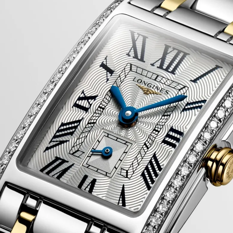 Longines DolceVita, keltakulta ja timantit, 20,8mm, rannekello L52555787