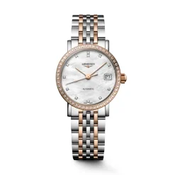 Longines Elegant Collection, ruusukulta ja timantit, rannekello L43095817
