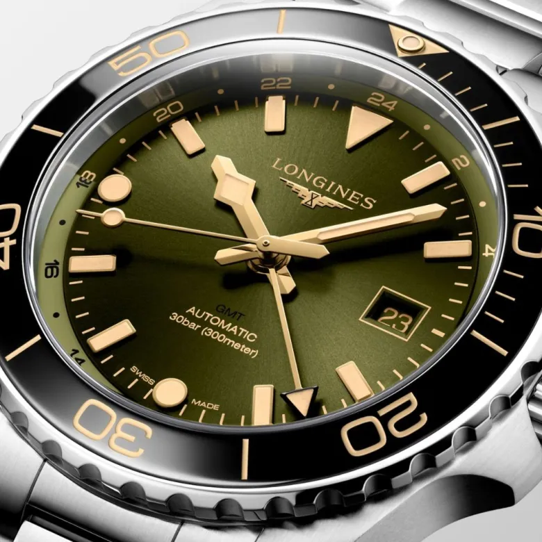 Longines HydroConquest GMT rannekello L38904066