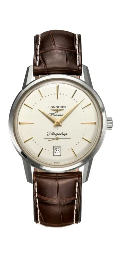 Longines L4.795.4.78.2 Flagship Heritage rannekello