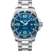 Longines L3.841.4.96.6 HydroConquest 44 mm, miesten rannekello