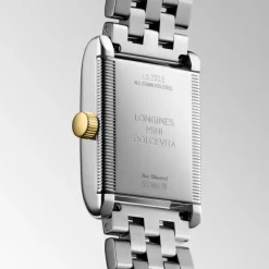 Longines Mini DolceVita, keltakulta, 21,5mm, rannekello L52005707