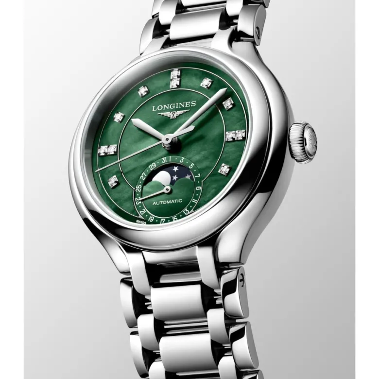 Longines PrimaLuna Moonphase rannekello L81264076
