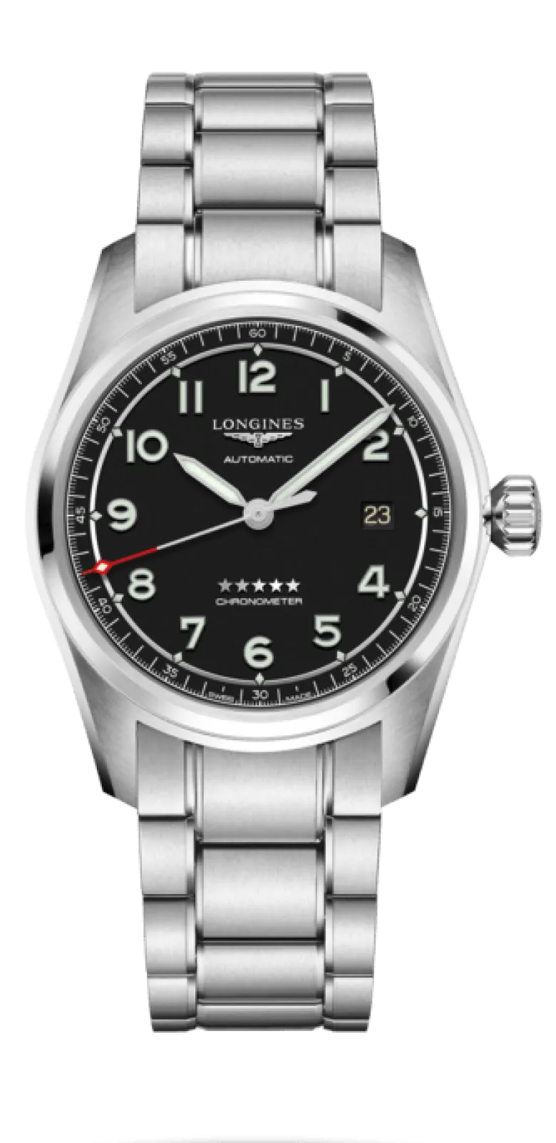 Longines Spirit miesten rannekello L38104536
