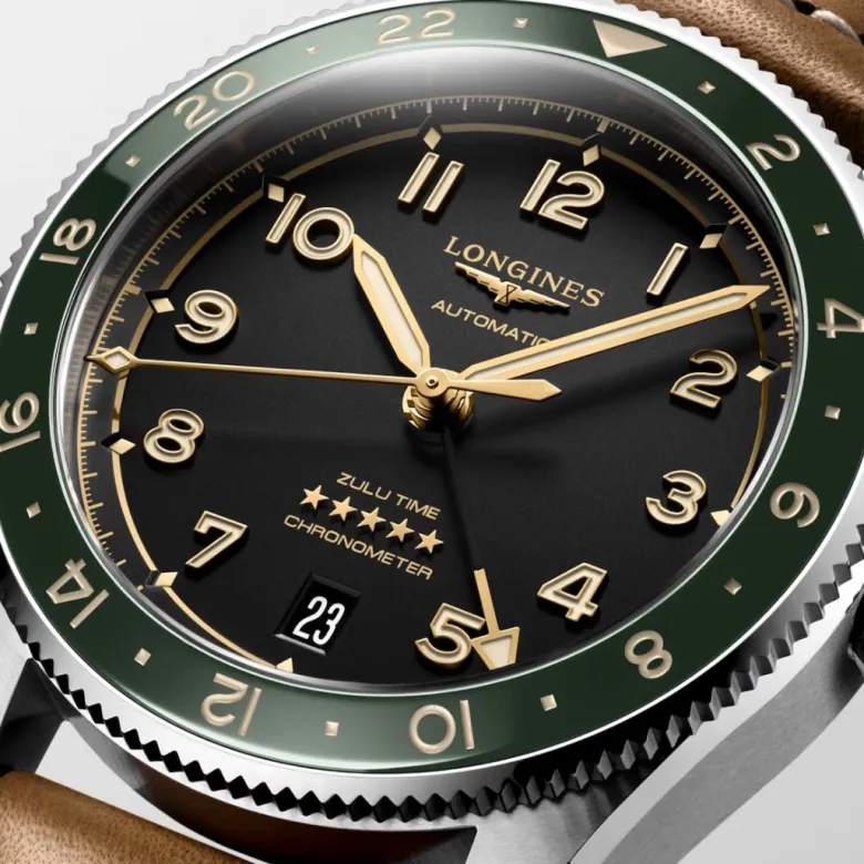 Longines Spirit Zulu Time rannekello 39 mm, L38024632