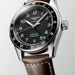 Longines Spirit Zulu Time rannekello 39 mm, L38024532
