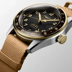 Longines Spirit Zulu Time rannekello 39 mm, L38025539