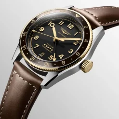 Longines Spirit Zulu Time rannekello 39 mm, L38025532