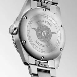 Longines Spirit Zulu Time rannekello, 39 mm, L38024936