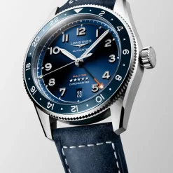 Longines Spirit Zulu Time rannekello, 39 mm, L38024932