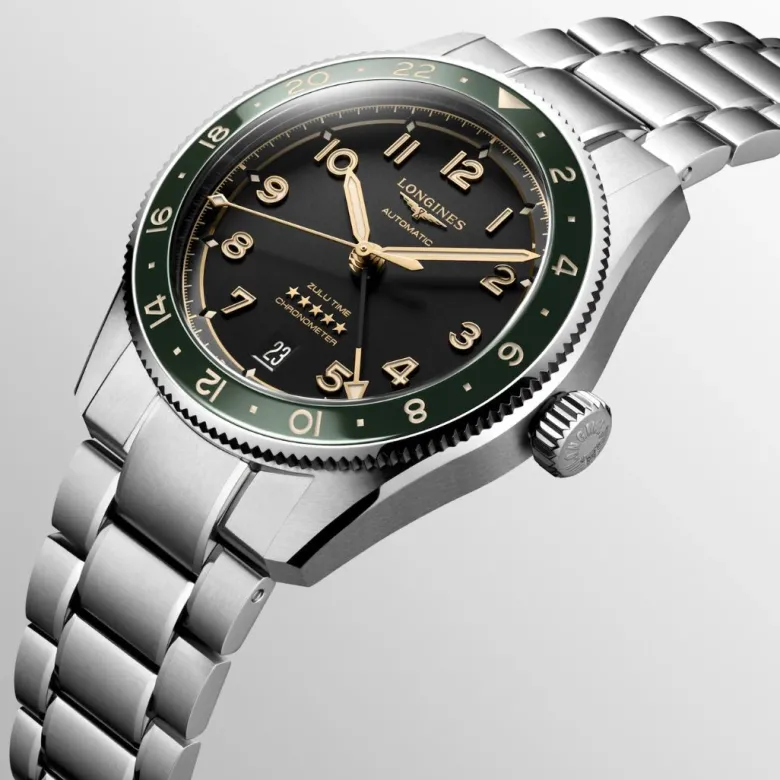 Longines Spirit Zulu Time rannekello 39 mm, L38024636