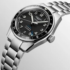 Longines Spirit Zulu Time rannekello 39 mm, L38024536