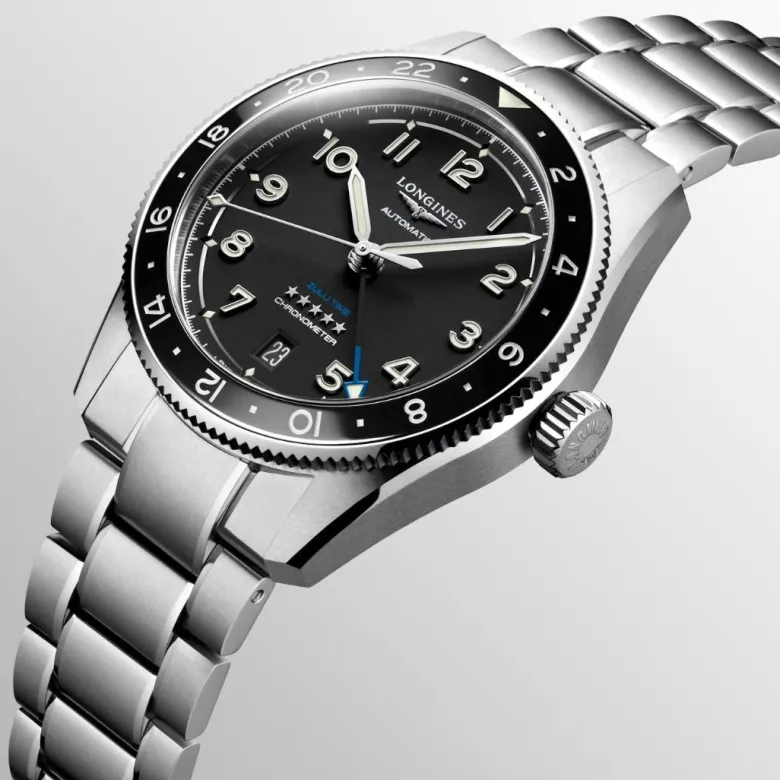 Longines Spirit Zulu Time rannekello 39 mm, L38024536