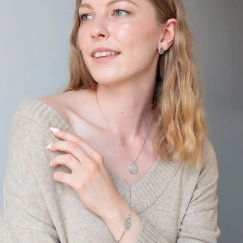 Lumoava Aava rannekoru, hopeaa