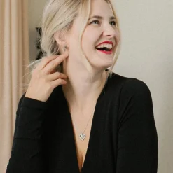 Lumoava Joutsenet korvakorut, hopea