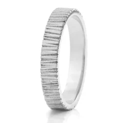 Lumoava Raita sormus 3,5 mm, valkokulta