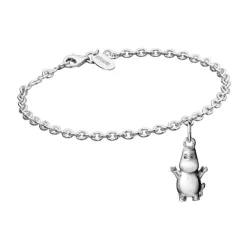 Lumoava x Moomin, Muumipeikko rannekoru, hopeaa