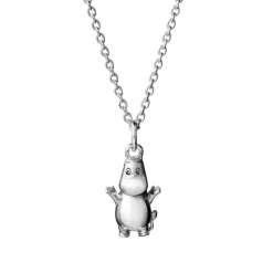 Lumoava x Moomin, Muumipeikko riipus, hopeaa