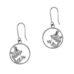 Lumoava x Moomin, Seikkailu korvakorut, hopeaa