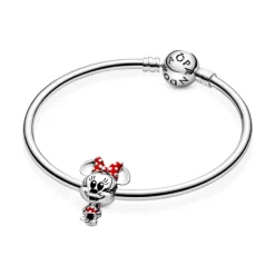 Pandora Disney Minnie Mouse Dotted Dress & Bow, hopea, 798880C02