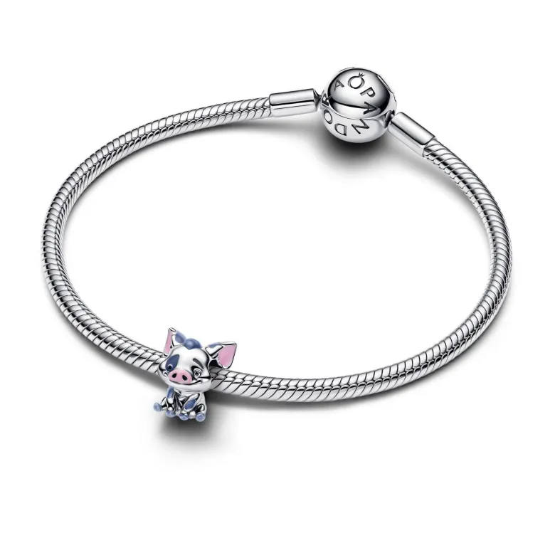 Pandora Disney Moana Pua The Pig hela, hopeaa, 793843C01